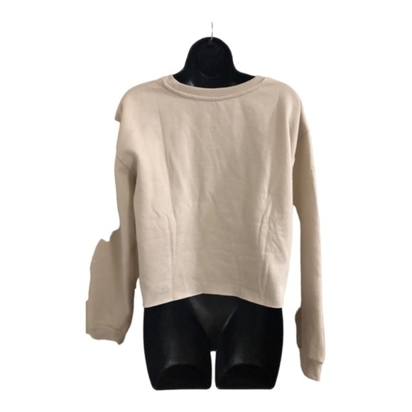 Nightmare before Christmas cream crop pullover sweatshirt sweater size XL new - Picture 8 of 8